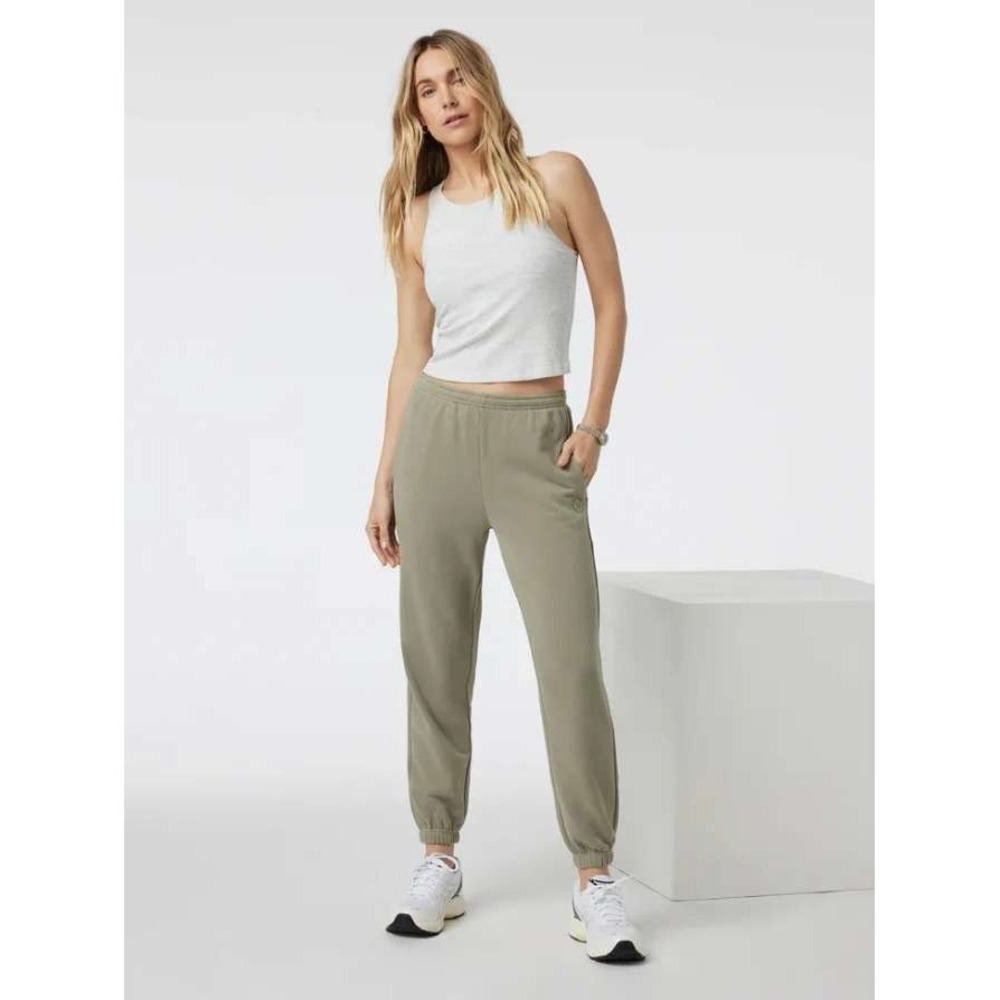 Vuori Womens Sweatpants Joggers Olive Green Size S The Rise The Shine Cotton